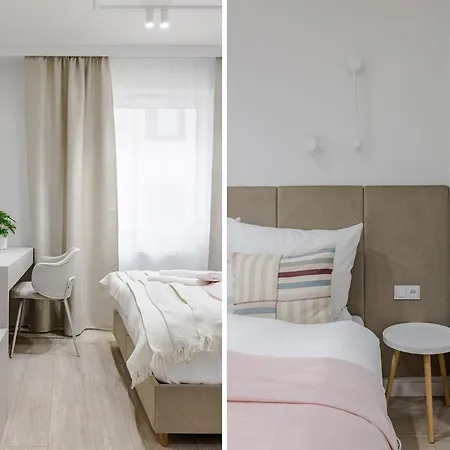 아파트 Nowoczesny Very Berry W Poznaniu Z Parkingiem I Biurkiem By Renters