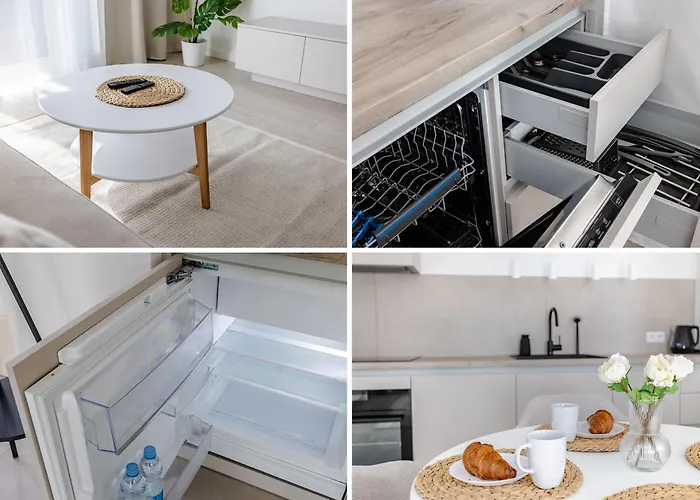 Apartament Nowoczesny Very Berry W Poznaniu Z Parkingiem I Biurkiem By Renters